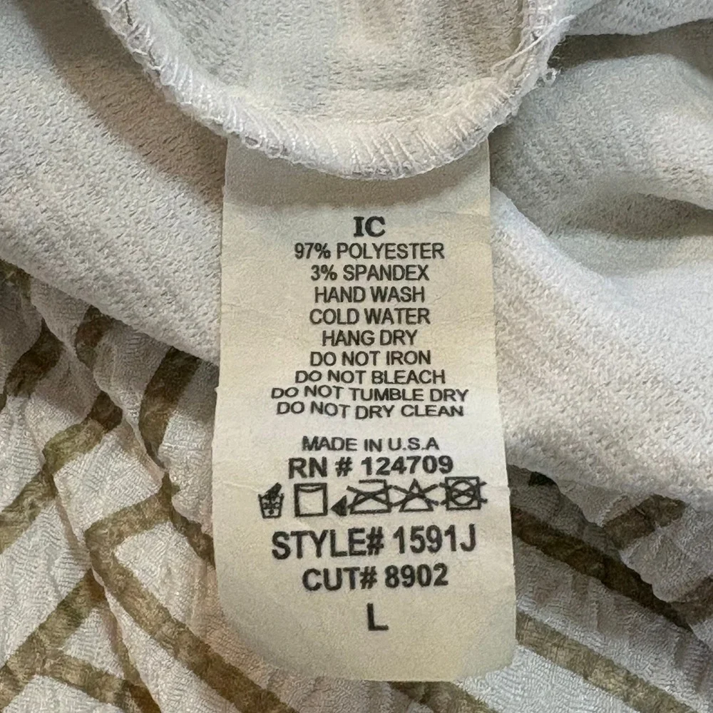 IC by Connie K Blazer Geometric Textured Single Button Jacket Large USA Made - Picture 5 of 10
